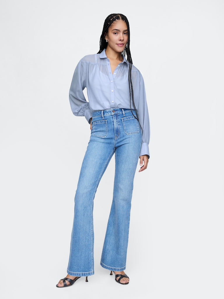 Oversized Sheer Shirt