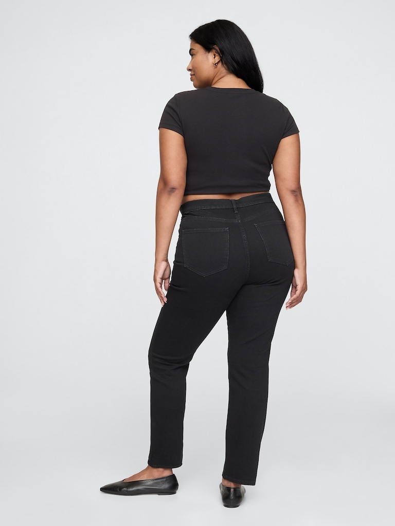 High Rise Vintage Slim Jeans
