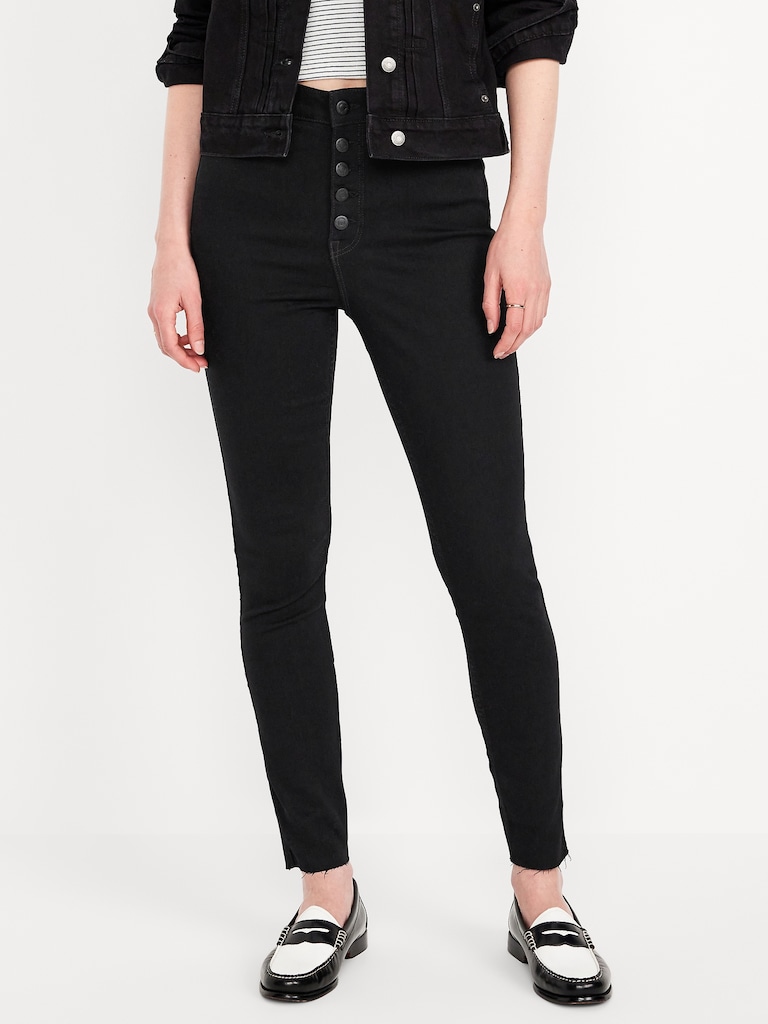 Extra High-Waisted Rockstar 360° Stretch Super-Skinny Jeans