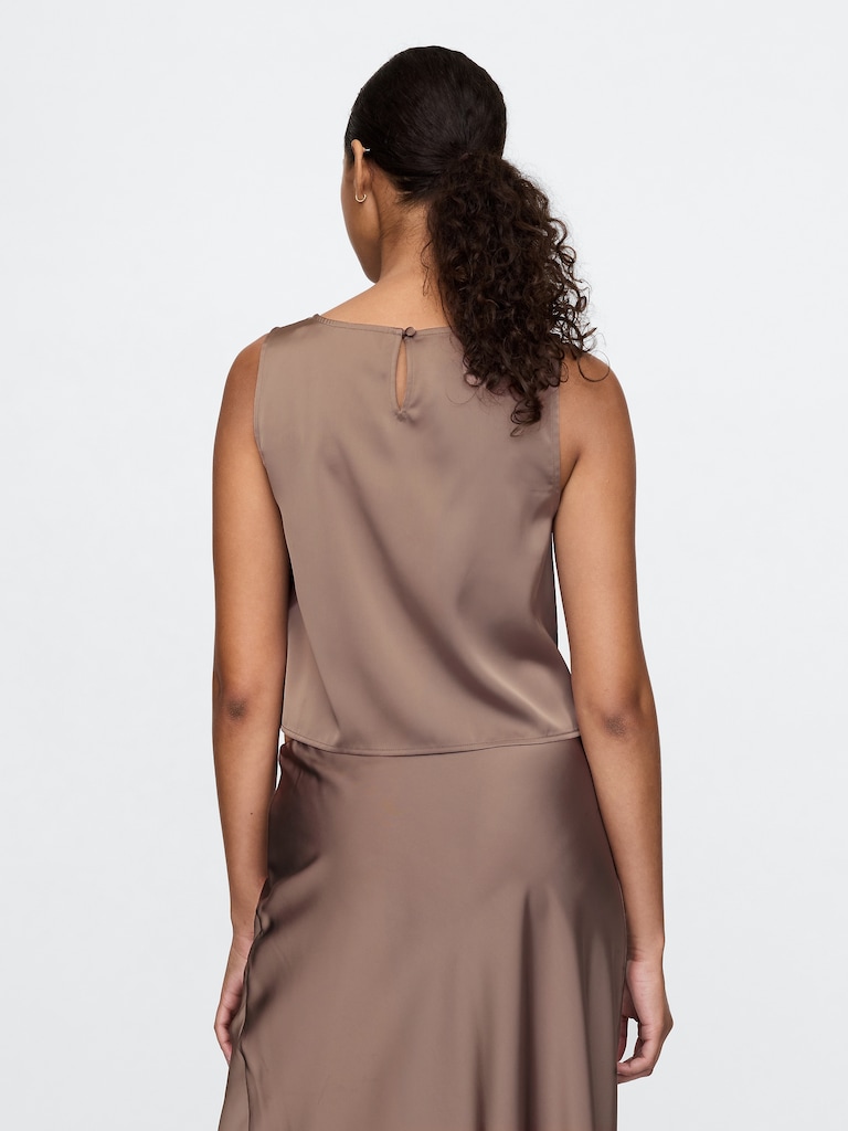 Recycled Satin Shell Tank
