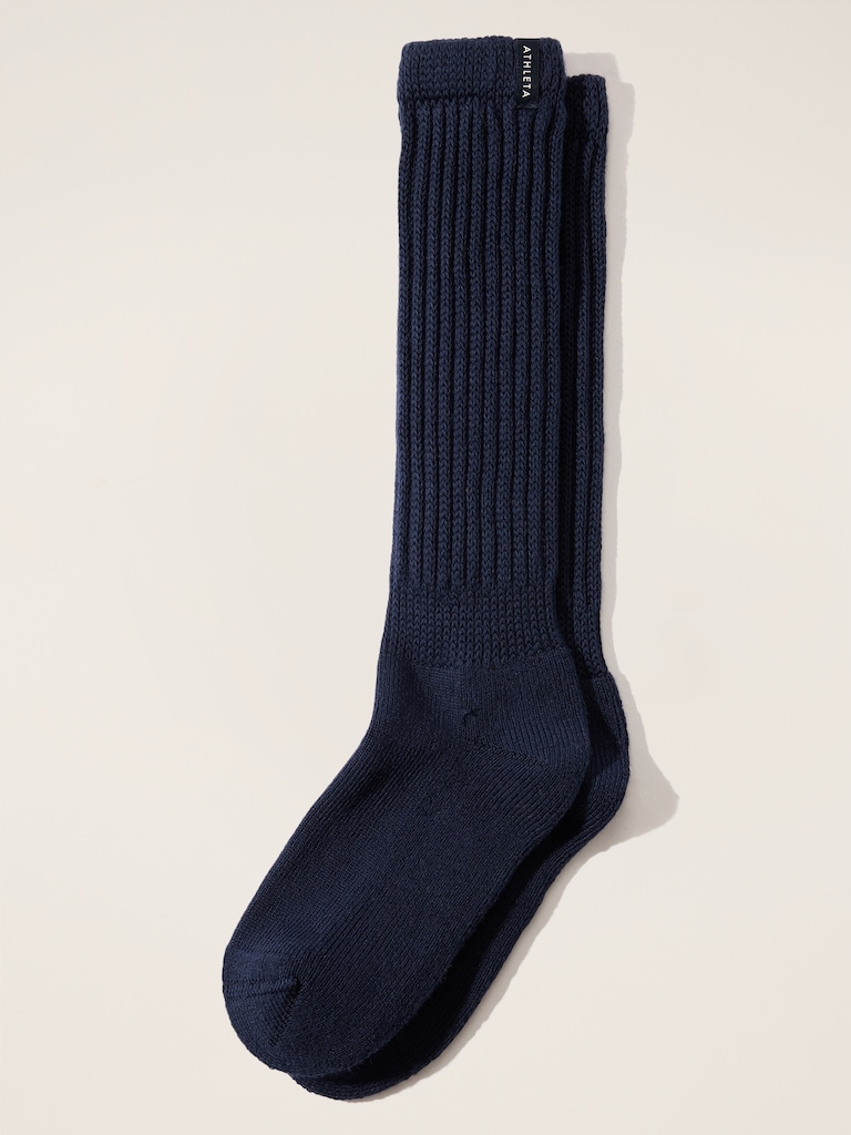 Cloud Scrunch Sock