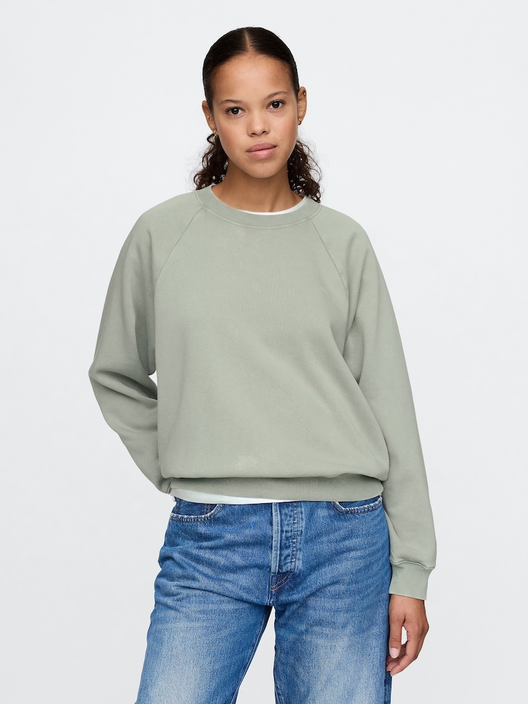 VintageSoft Raglan Sweatshirt