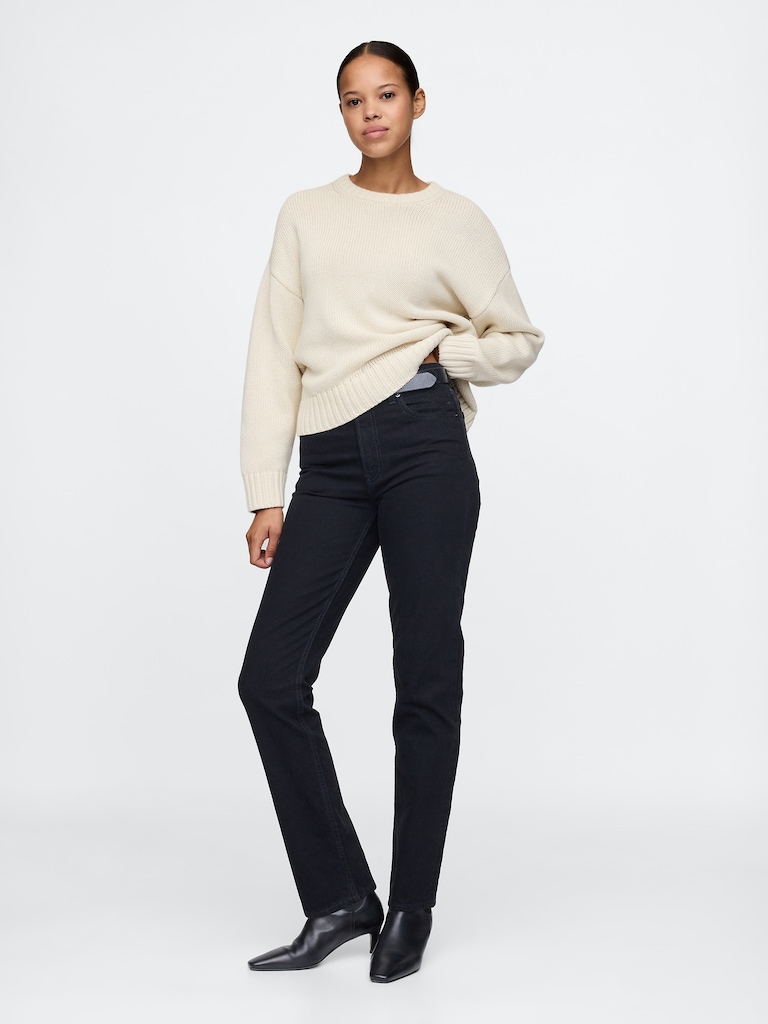 100% Cotton Relaxed Sweater