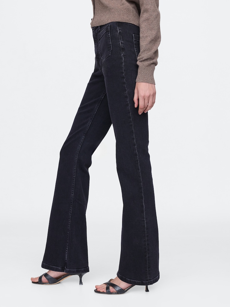 High Rise '70s Flare Jeans