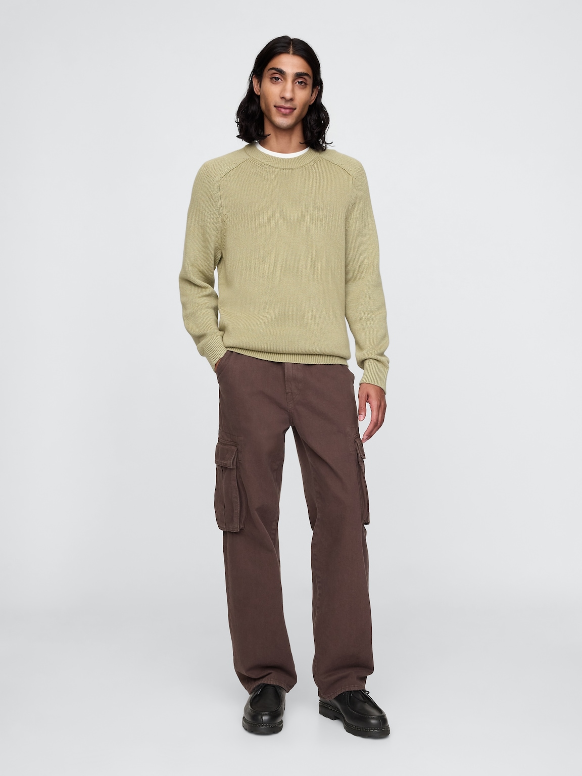Raglan Crewneck Sweater