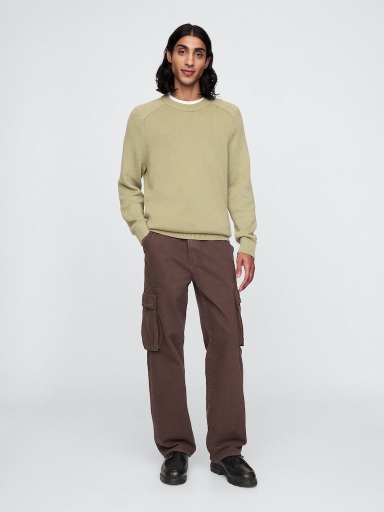 Raglan Crewneck Sweater