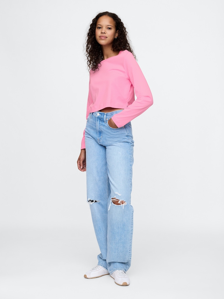 Organic Cotton VintageSoft Crop T-Shirt