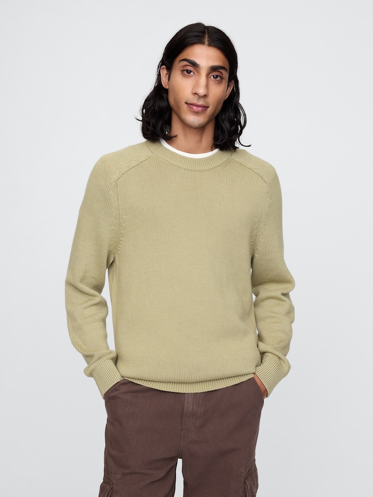 Raglan Crewneck Sweater