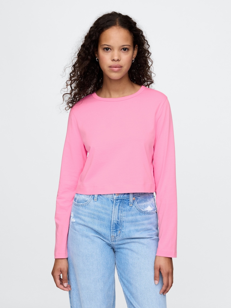 Organic Cotton VintageSoft Crop T-Shirt