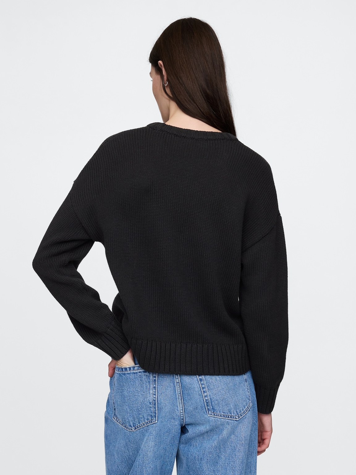 100% Cotton Relaxed Sweater