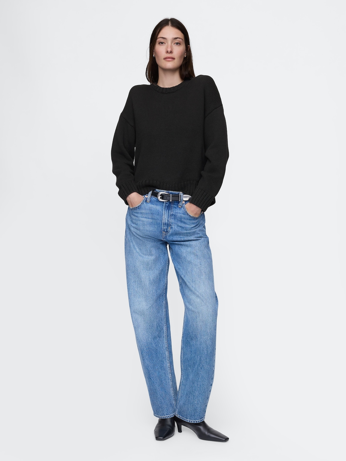 100% Cotton Relaxed Sweater