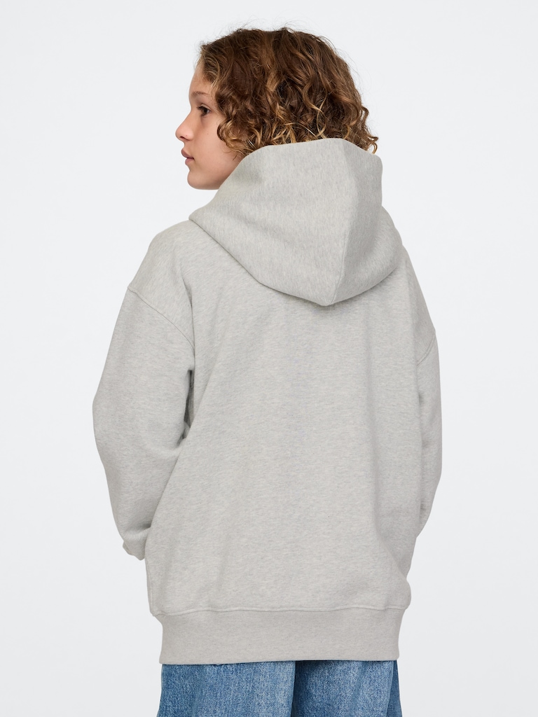 Kids Vintage Soft  Logo Zip Hoodie