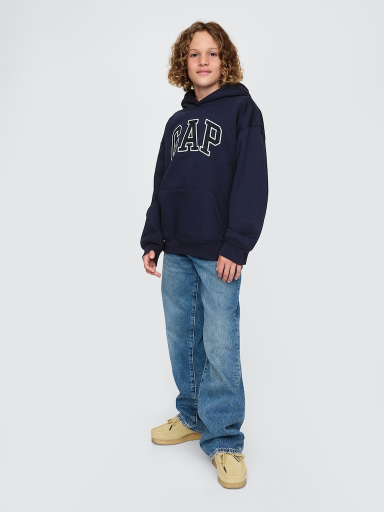 Kids VintageSoft  Logo Hoodie