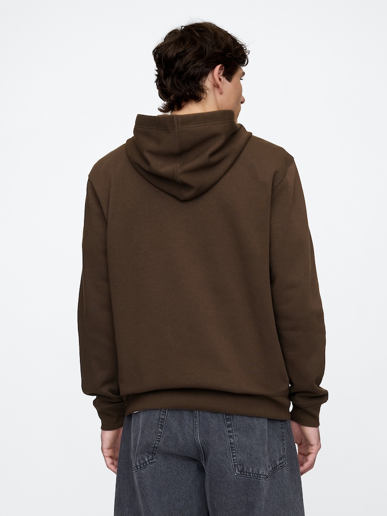 Adult Relaxed Gap Logo Zip Hoodie