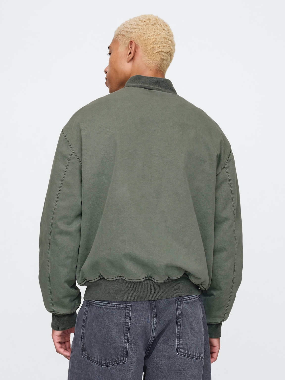 Oversized Bomber Jacket