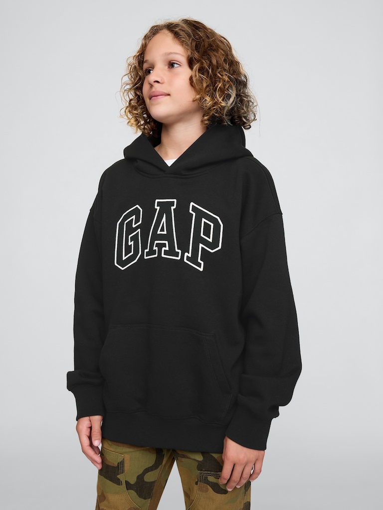 Kids VintageSoft  Logo Hoodie