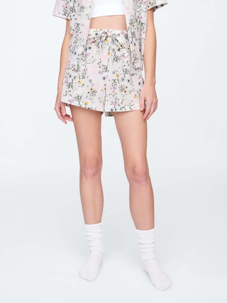 Poplin PJ Shorts