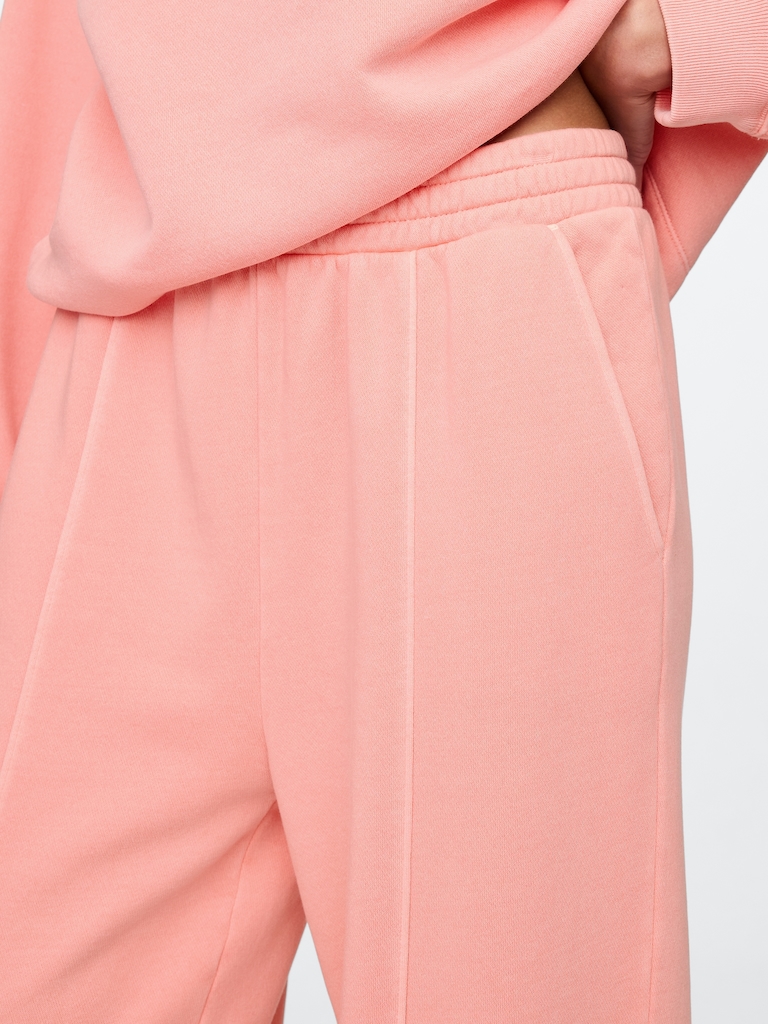 Seamed Wide-Leg Pants