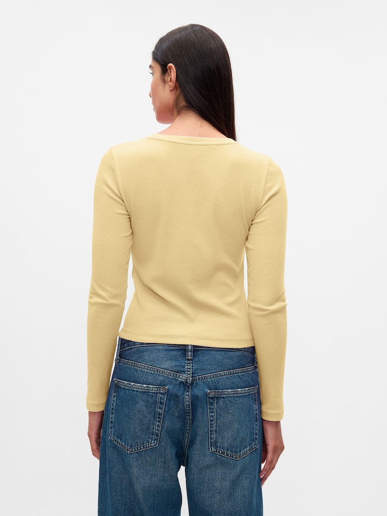 Modern Rib Crop T-Shirt