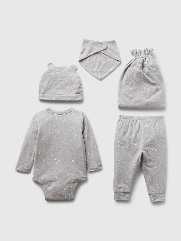 Baby Organic Cotton 5-Piece Gift Set