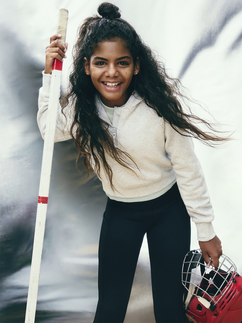 Athleta Girl All Day Half Zip Hoodie