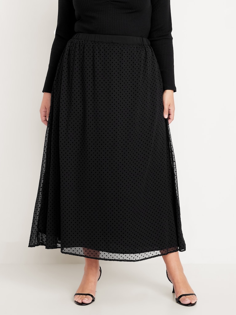 Chiffon Maxi Skirt