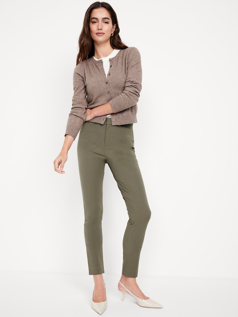High-Waisted Pixie Skinny Ankle Pants