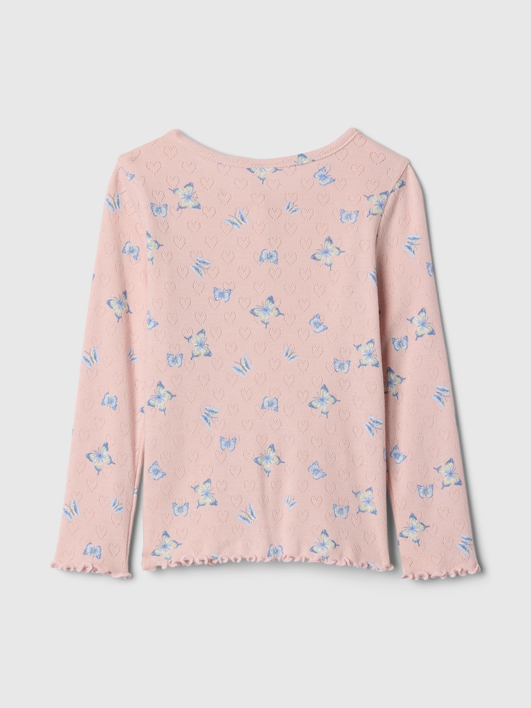 Baby & Toddler  Pointelle Henley Shirt