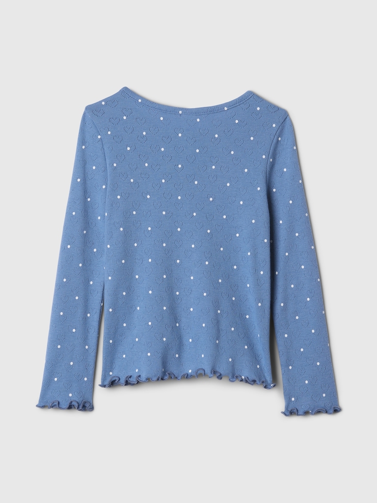 Baby & Toddler  Pointelle Henley Shirt