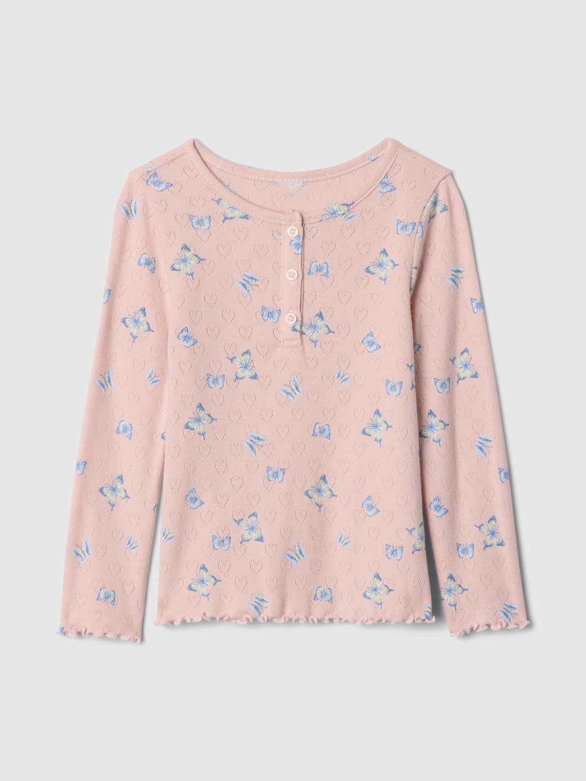 Baby & Toddler Pointelle Henley Top