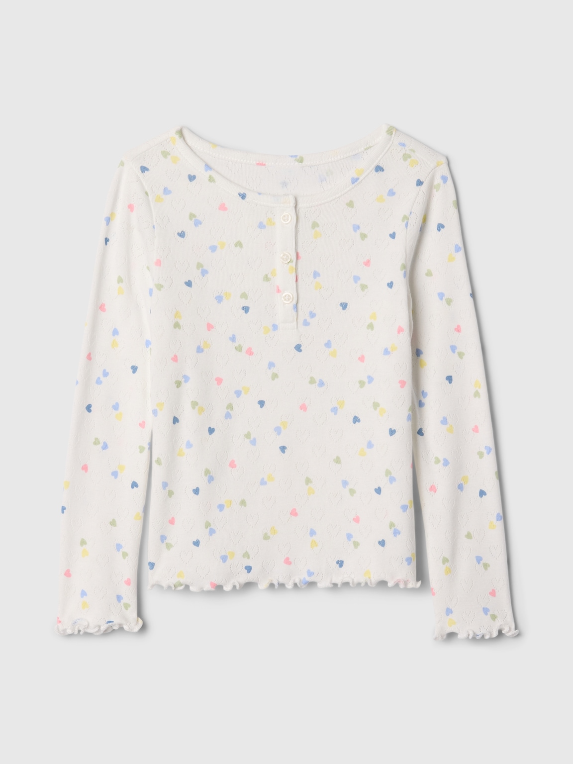 Baby & Toddler Pointelle Henley Top