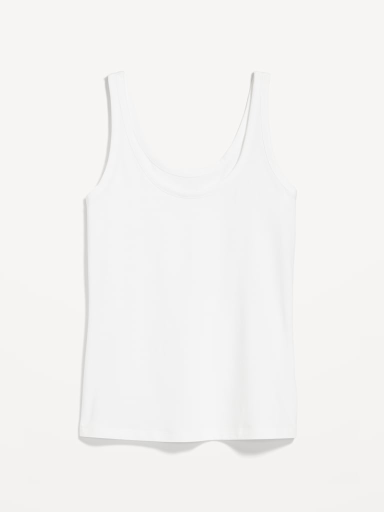 First-Layer Scoop-Neck Tank Top