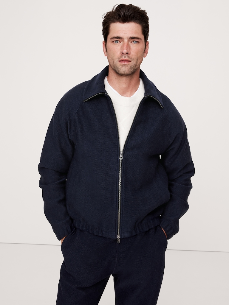 French Terry Zip Sweatshirt