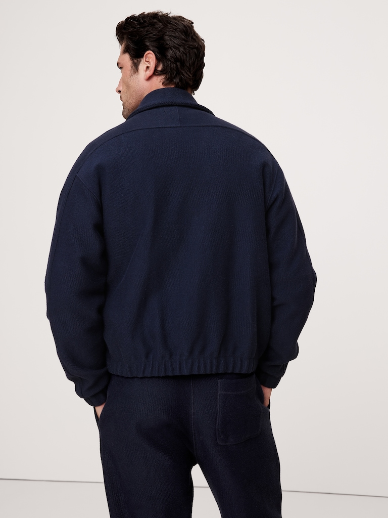 French Terry Zip Sweatshirt