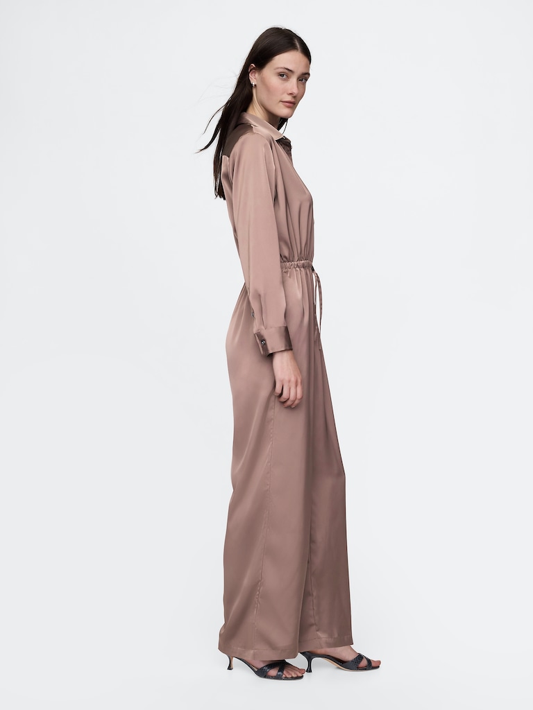 Recycled Satin Jumpsuit