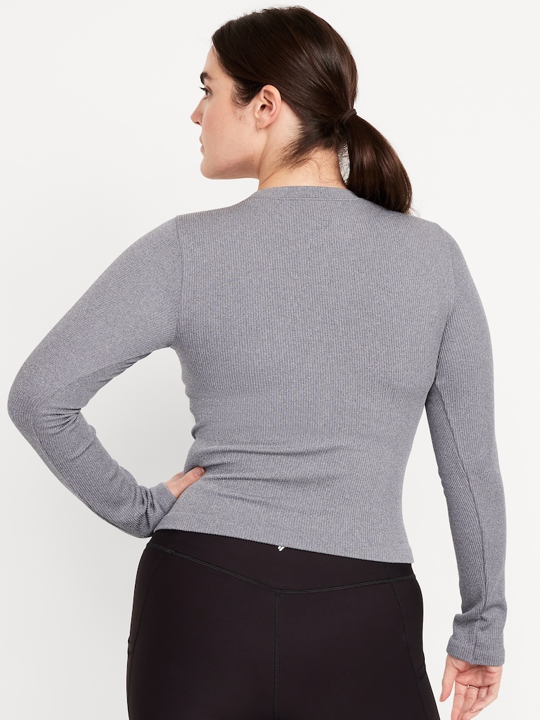 Exhale Seamless Fitted Rib T-Shirt