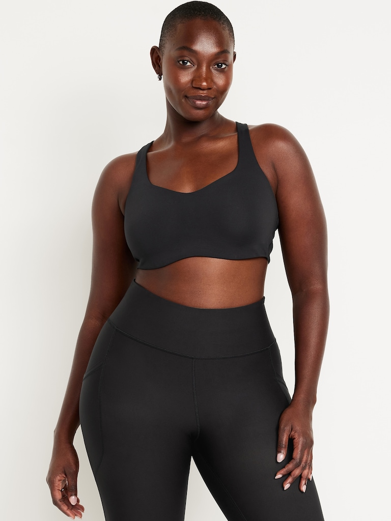 PowerSoft Molded Cup Strappy Sports Bra