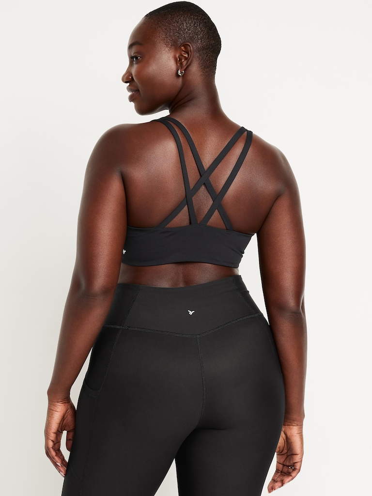 PowerSoft Molded Cup Strappy Sports Bra