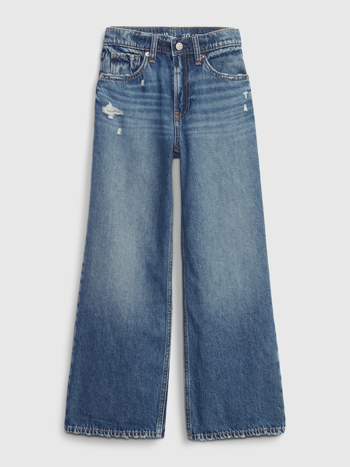 Kids Low Rise Stride Wide-Leg Jeans