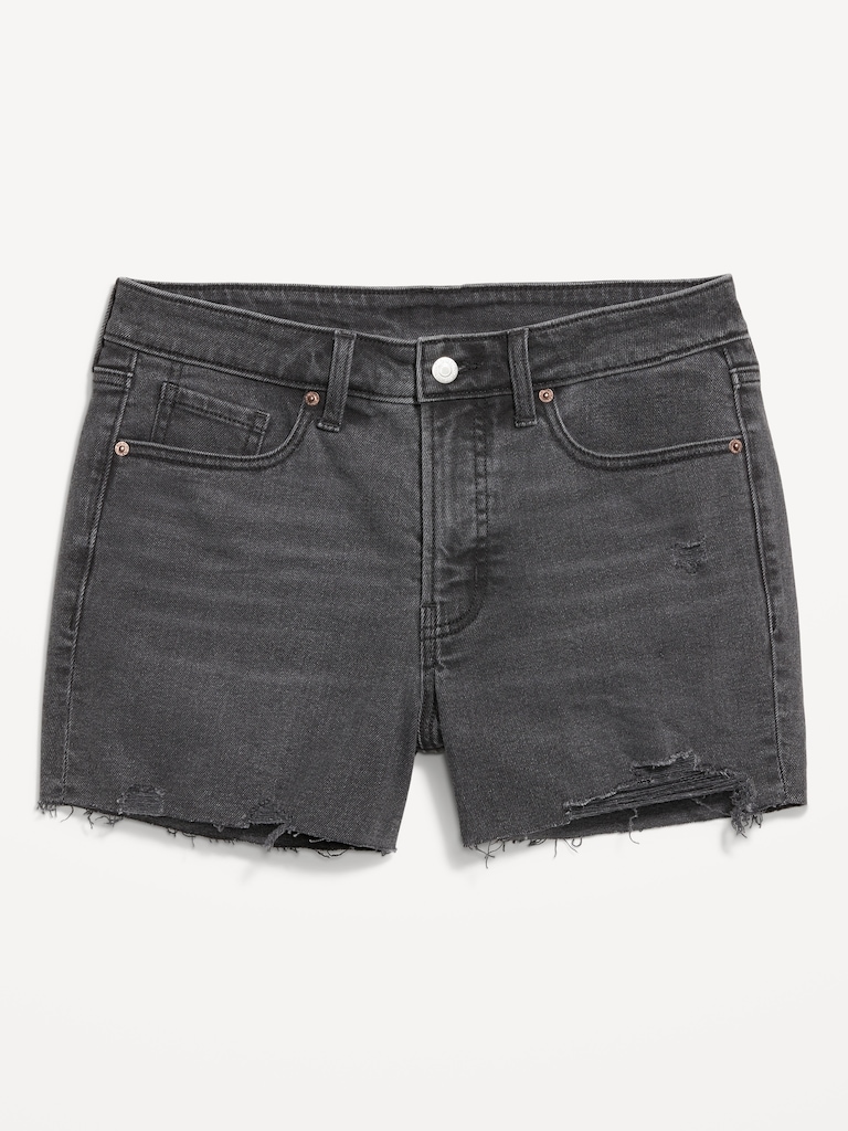 High-Waisted OG Jean Cut-Off Shorts -- 3-inch inseam
