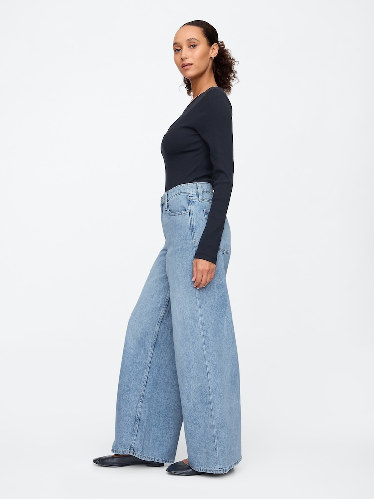 Mid Rise SuperSoft Baggy Jeans