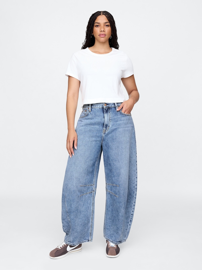 High Rise UltraSoft Horseshoe Jeans