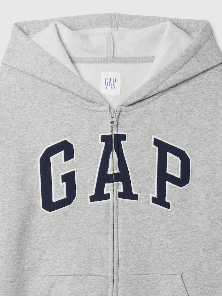 Kids Relaxed Gap Logo Zip Hoodie