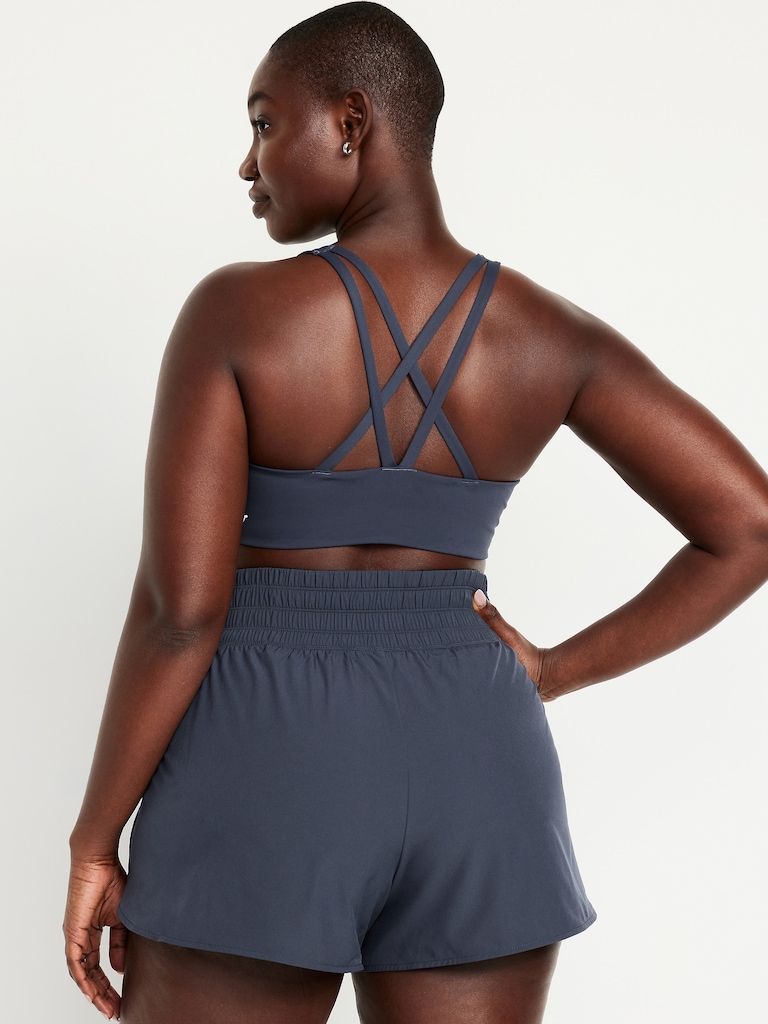 PowerSoft Molded Cup Strappy Sports Bra