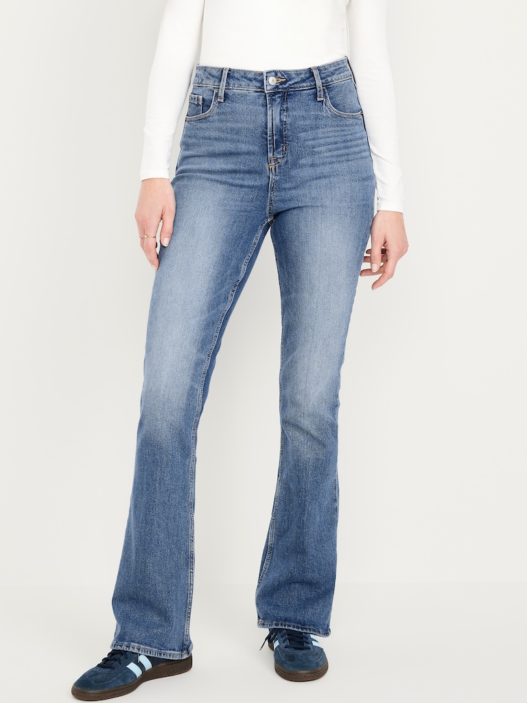 Extra High-Waisted Flare Jeans