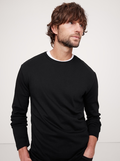 Men's Long Sleeve T-Shirts | Banana Republic