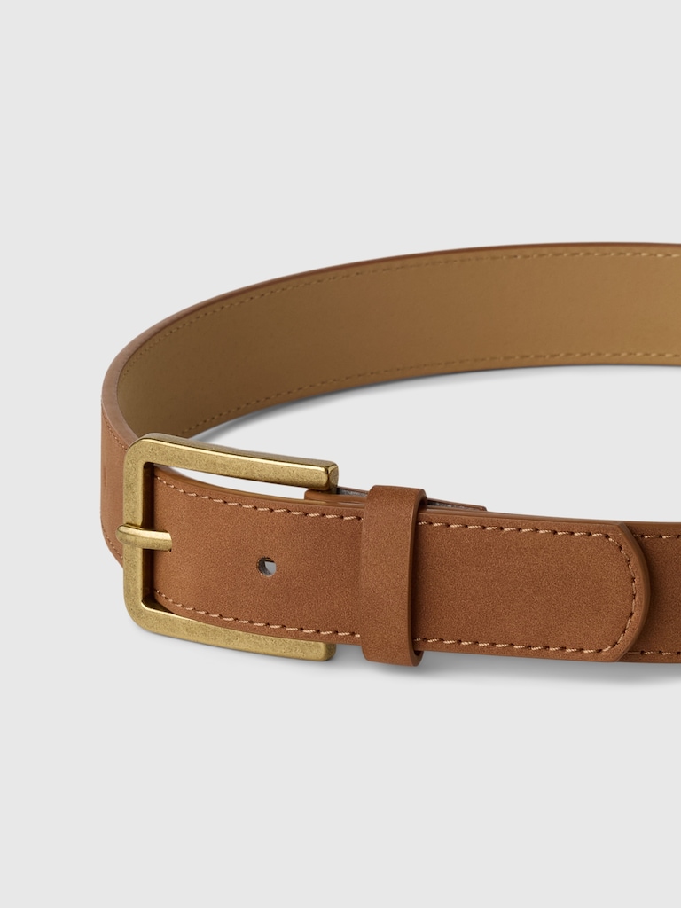Kids Vegan Leather Belt