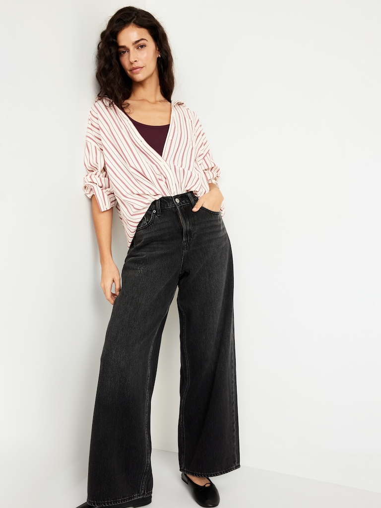 First-Layer Ribbed Scoop-Neck Tank Top