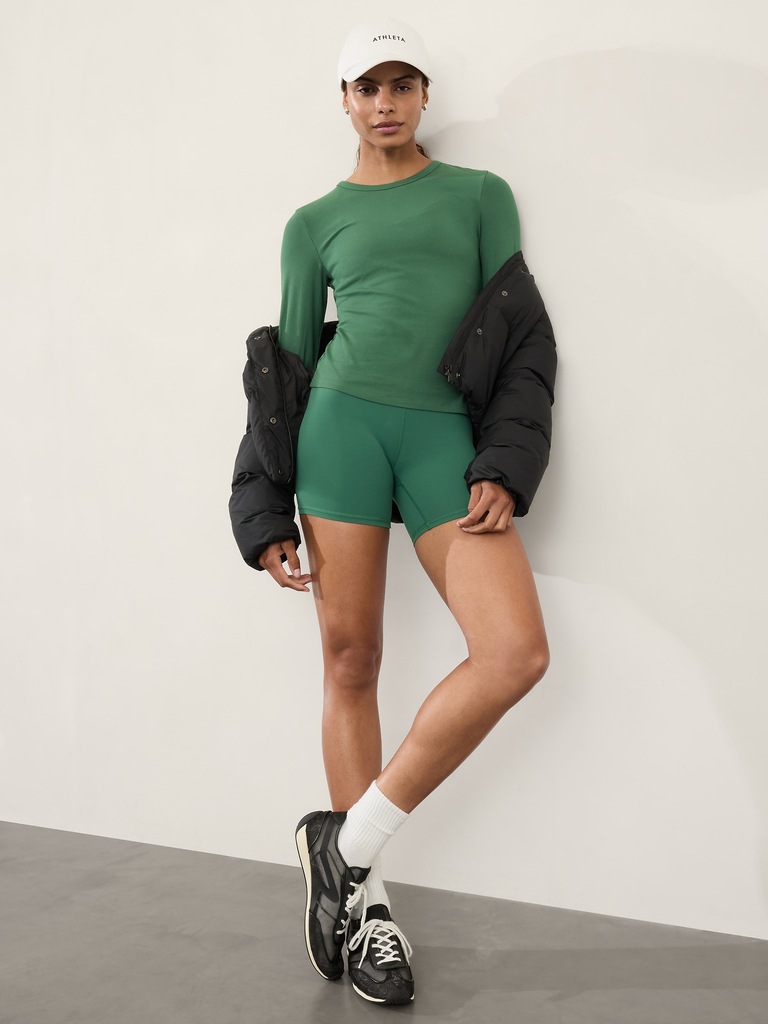 Signature Rib Crew Top