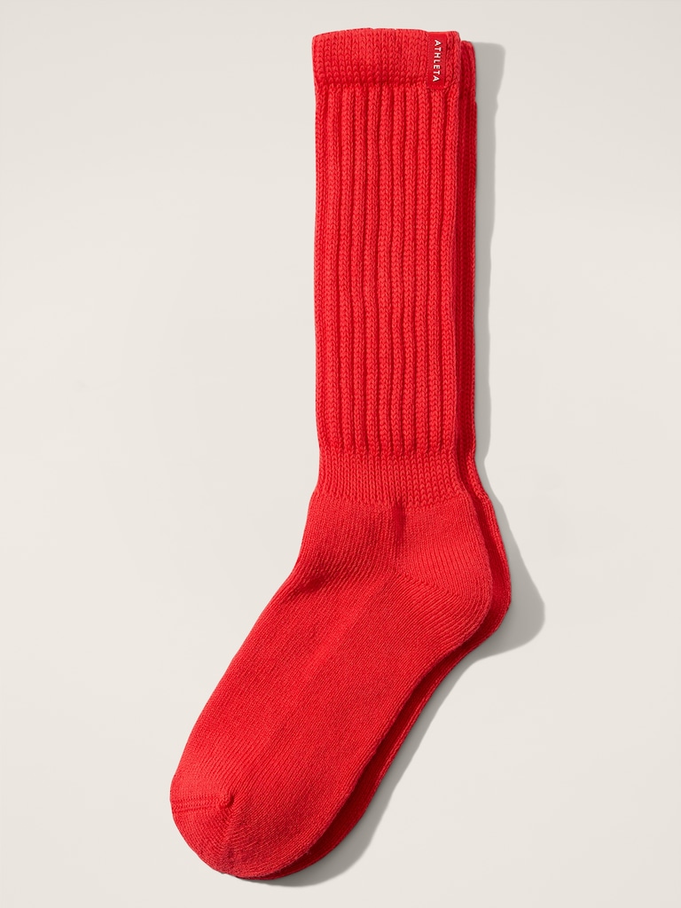 Cloud Scrunch Sock